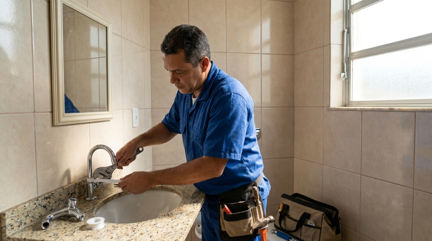 Ajustes em Torneiras no Verde, Piracicaba‑SP