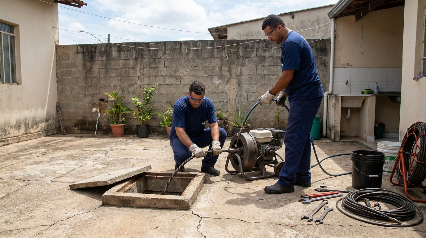 Sucção de Resíduos nas Terras do Engenho, Piracicaba‑SP